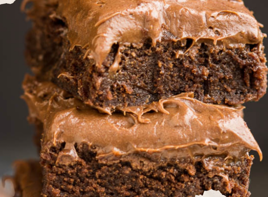 Chocolate Cream Cheese Frosted Brownies - Recipes Smile