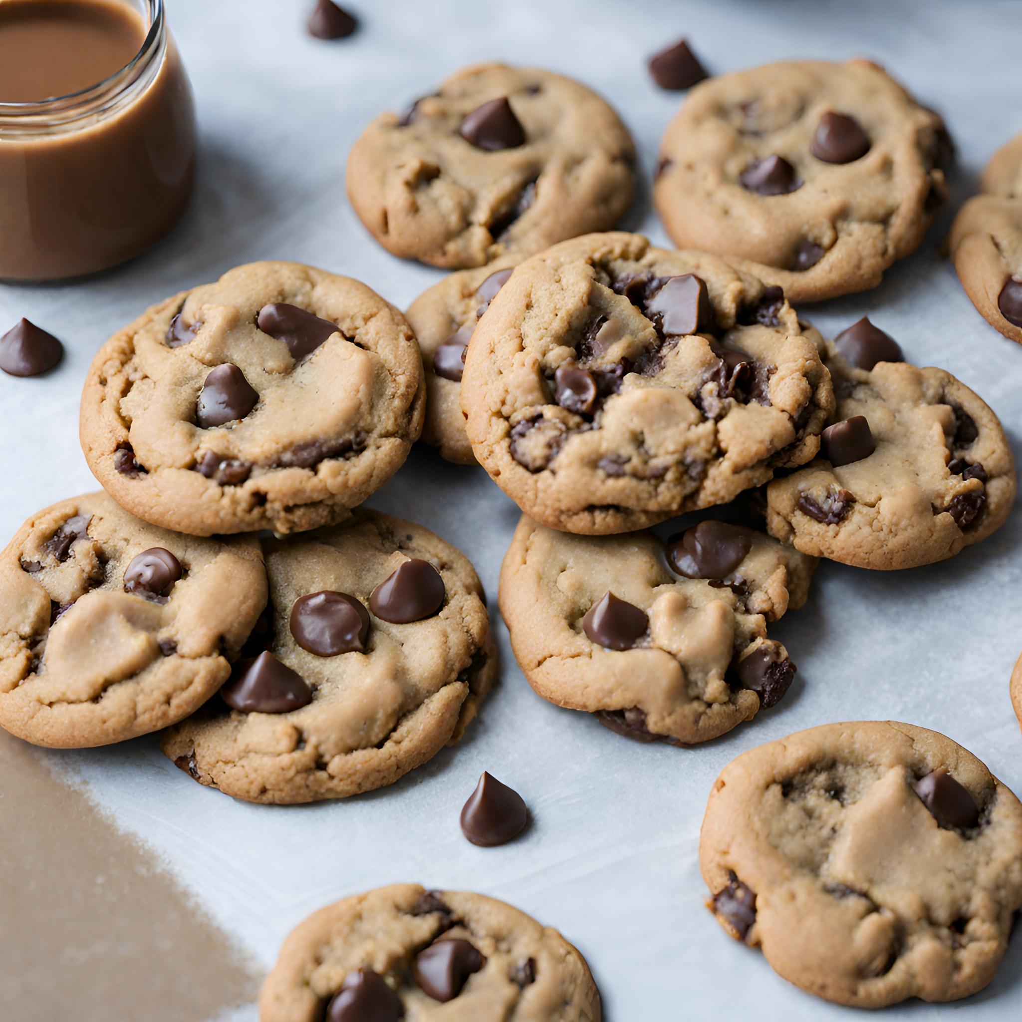 Peanut Butter Chocolate Chip Cookies - Recipes Smile