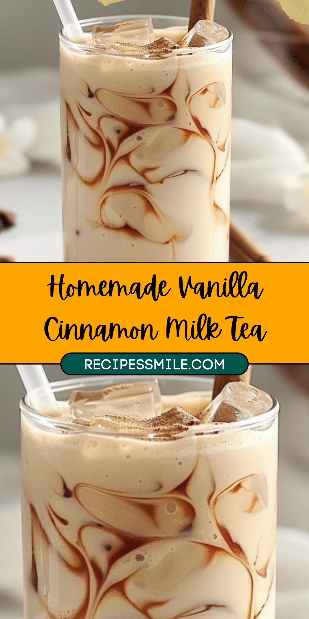 Homemade Vanilla Cinnamon Milk Tea - Recipes Smile