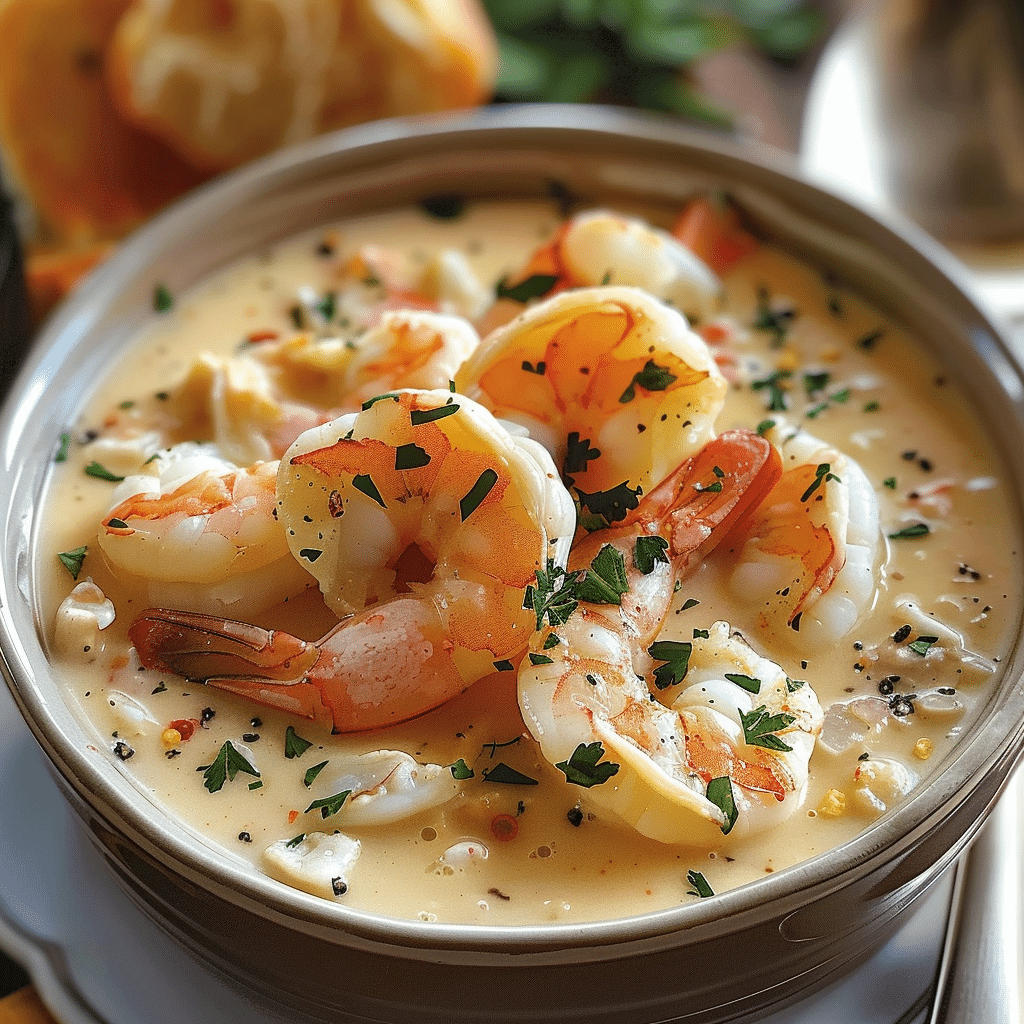 Crab and Shrimp Seafood Bisque - Recipes Smile
