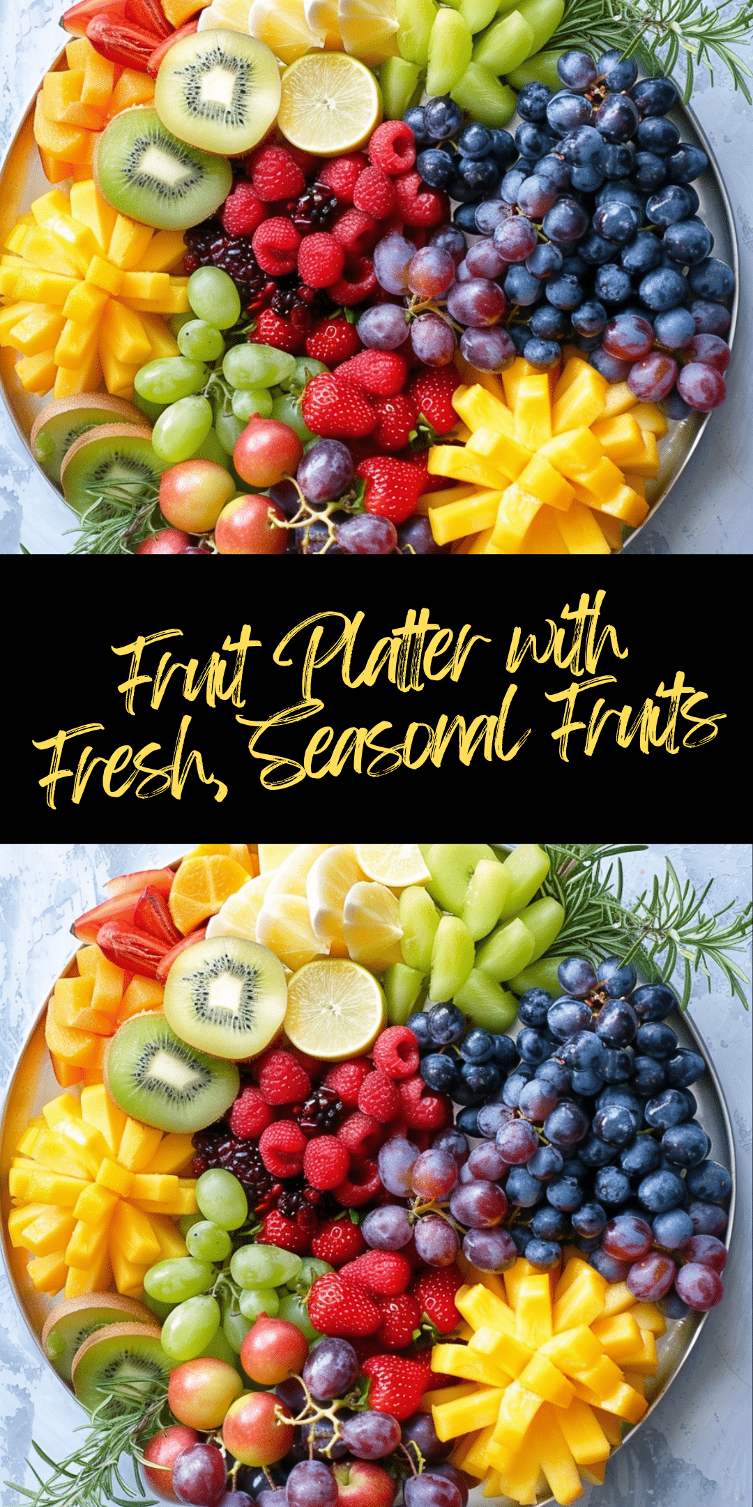Fruit Platter with Fresh, Seasonal Fruits - Recipes Smile